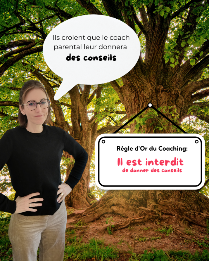 Le coaching parental n'est pas du conseil conseil