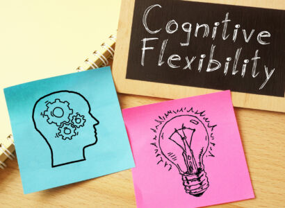 cognitive flexibility is shown on the photo using the text