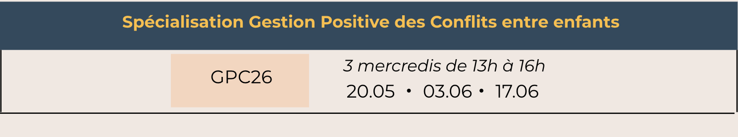 Formation gestion positive des conflits