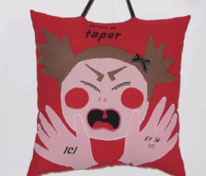 le coussin de la colère à frapper