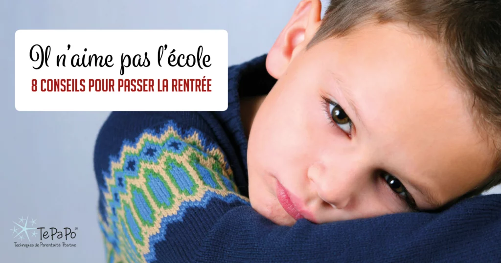 enfant refuse l'école