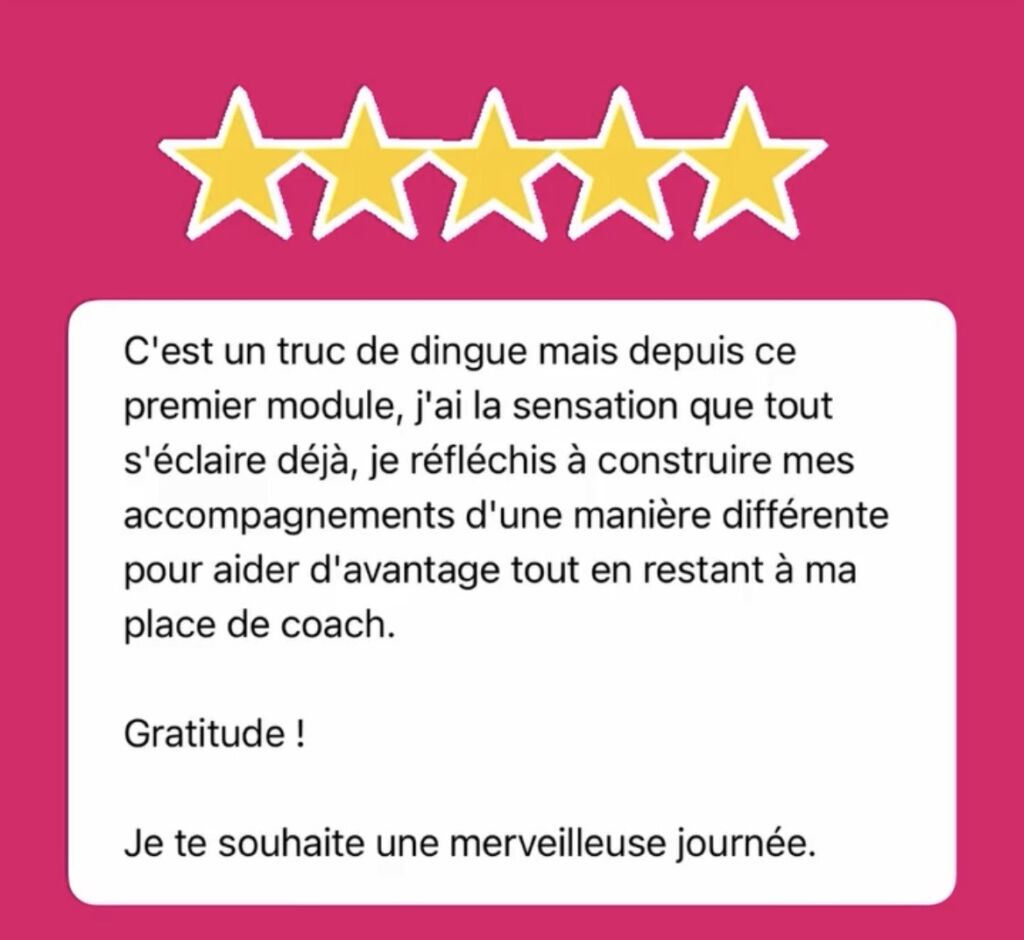 Avis formation parentalité Saskia