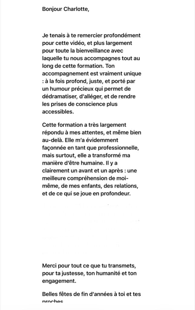 Témoignage d'Audrey E