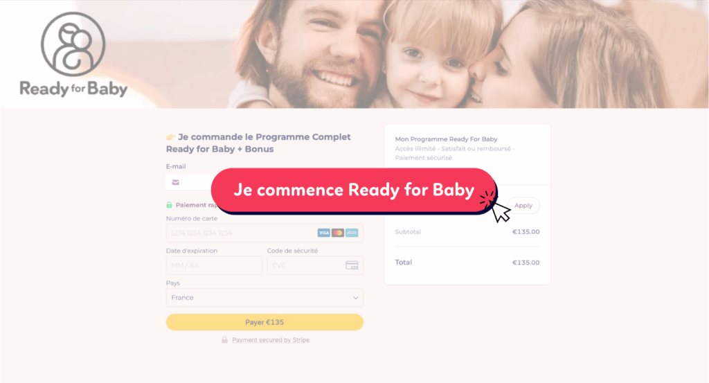 inscription officielle à ready for baby