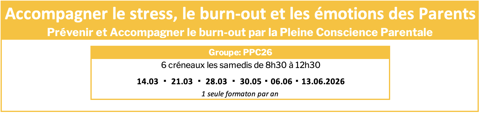 Planning 2026 Formnation Burn-Out Parental